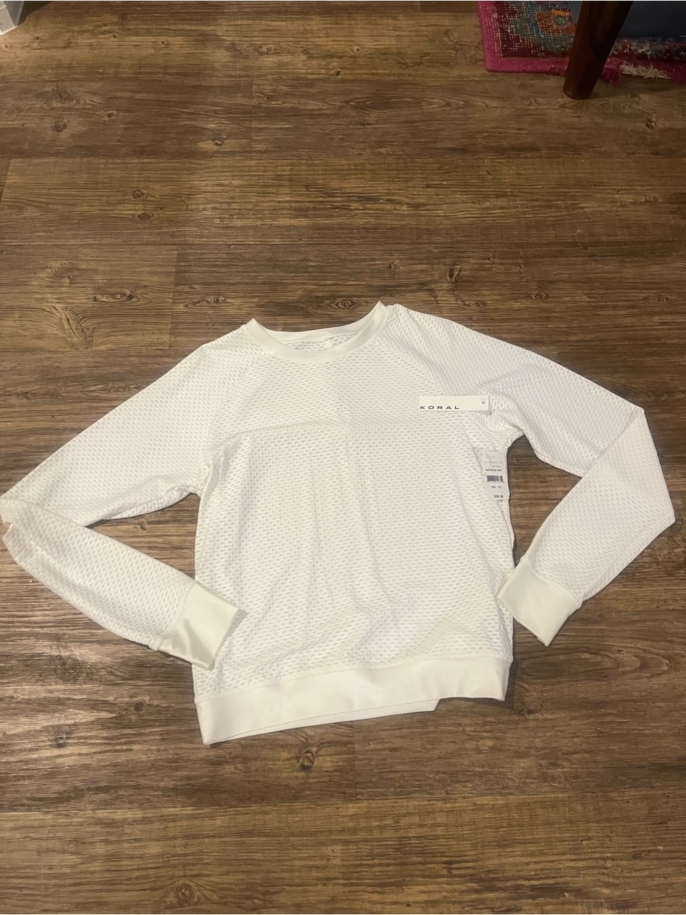 Koral NWT Women’s White  Long-Sleeve Sweatshirt